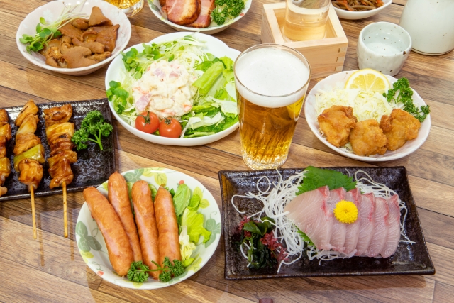 交流食事会で提供される料理のイメージ