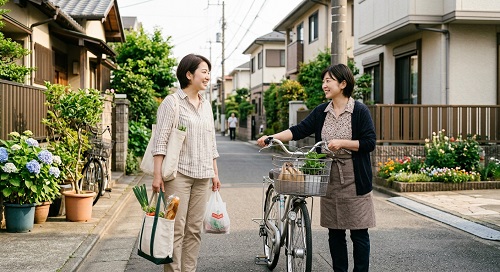 近所に話せる人がいるだけで、少し生活が変わる